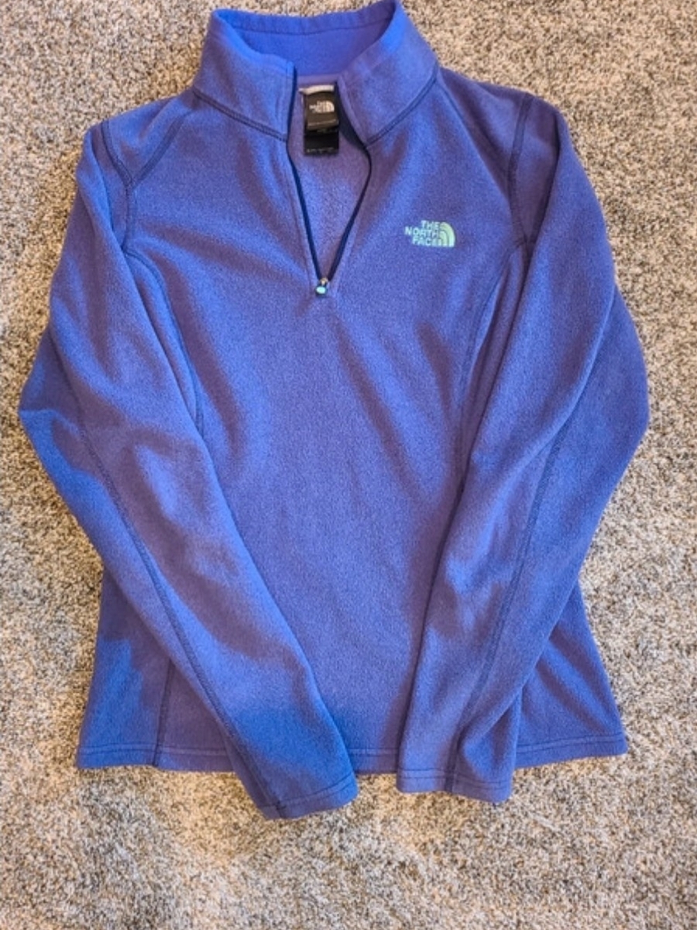 The North Face Women's Purple Quarter-Zip Fleece Pullover